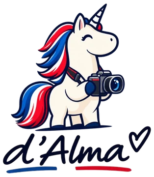 Licorne photographe avec son appareil