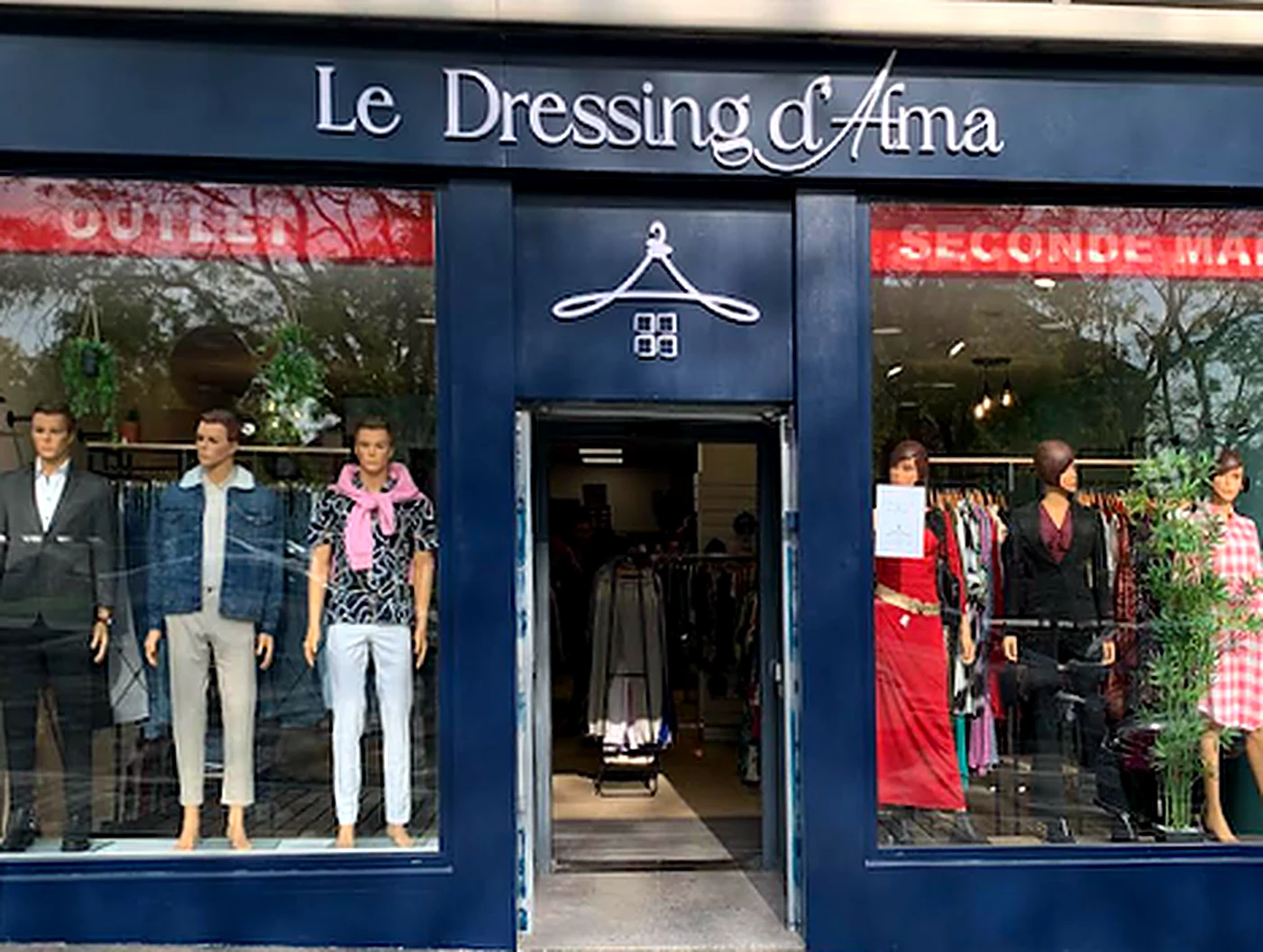 Devanture du Dressing d'Alma à Saint-Lô